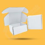 WHITE CORRUGATED BOXES
